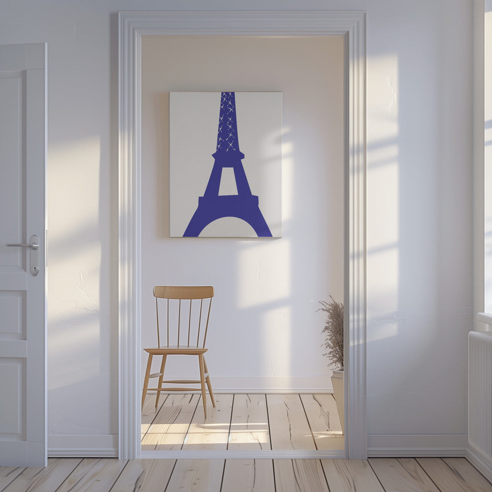 Eiffel Azul | Impresiones en Lienzo