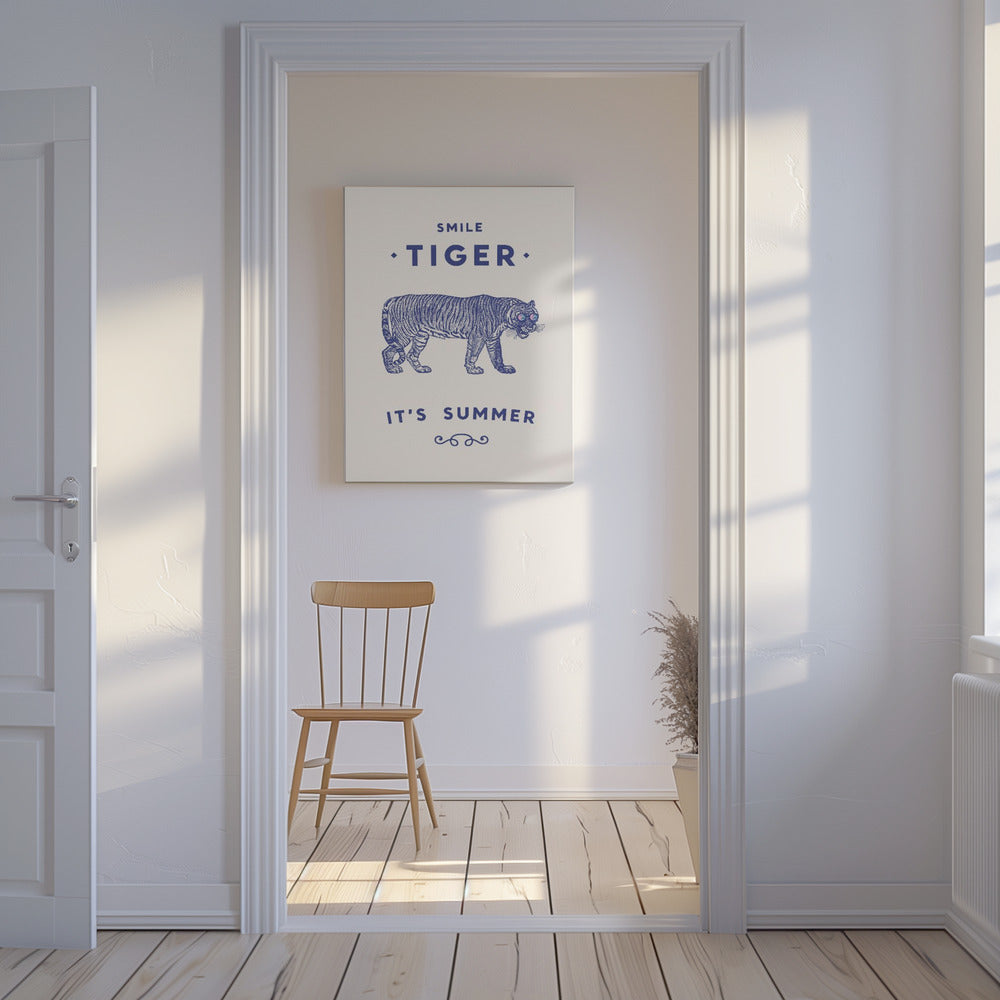 Smil Tiger | Lærredsbilleder