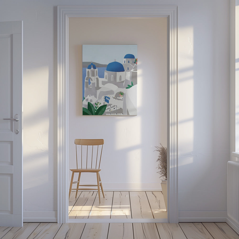 Isla de Santorini | Impresiones en Lienzo
