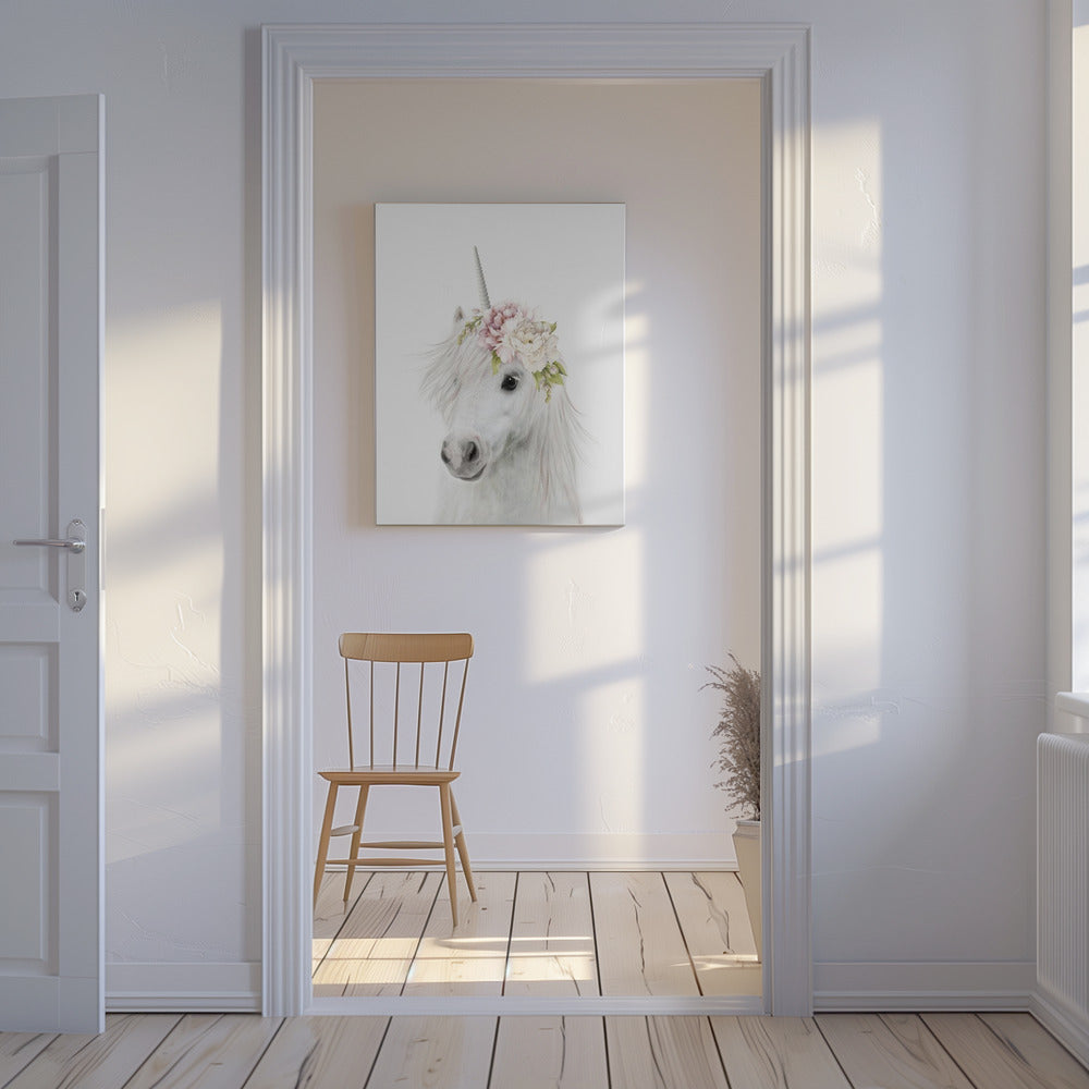Floral Unicorn | Canvas