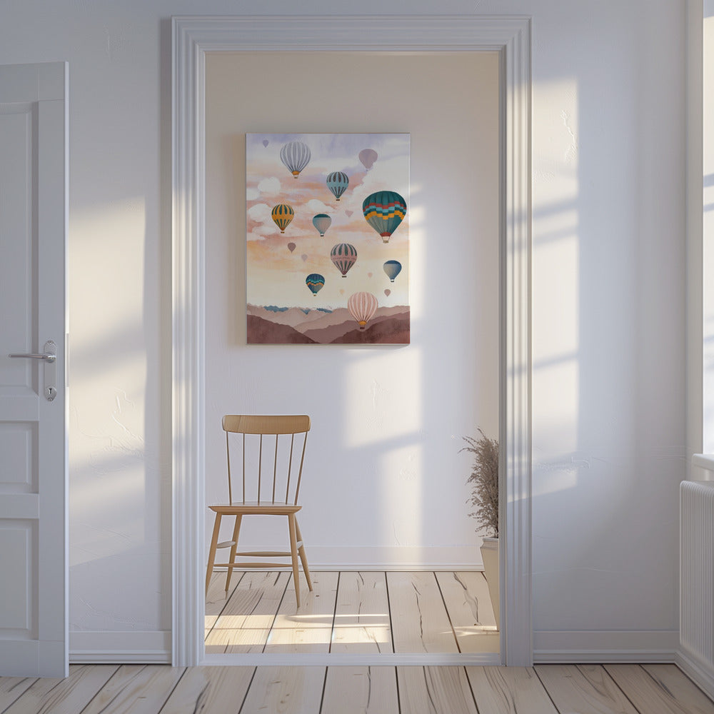 Luftballonghimmel | Canvas