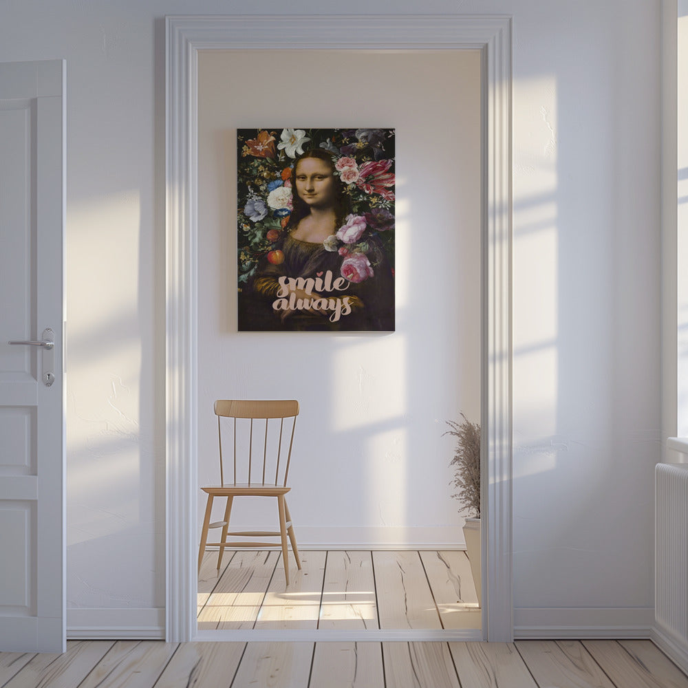 Smil alltid, Mona Lisa | Lerretsbilder