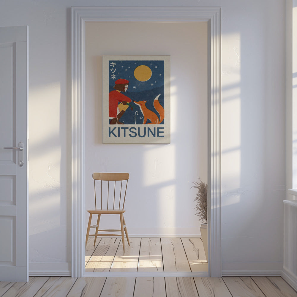 Lis Kitsune | Wydruki na łótnie