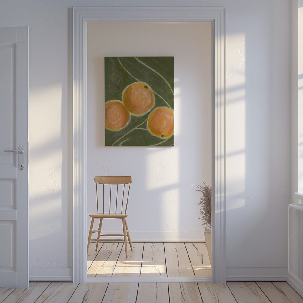 KH Studio - The Colors Orange & Green | Canvas