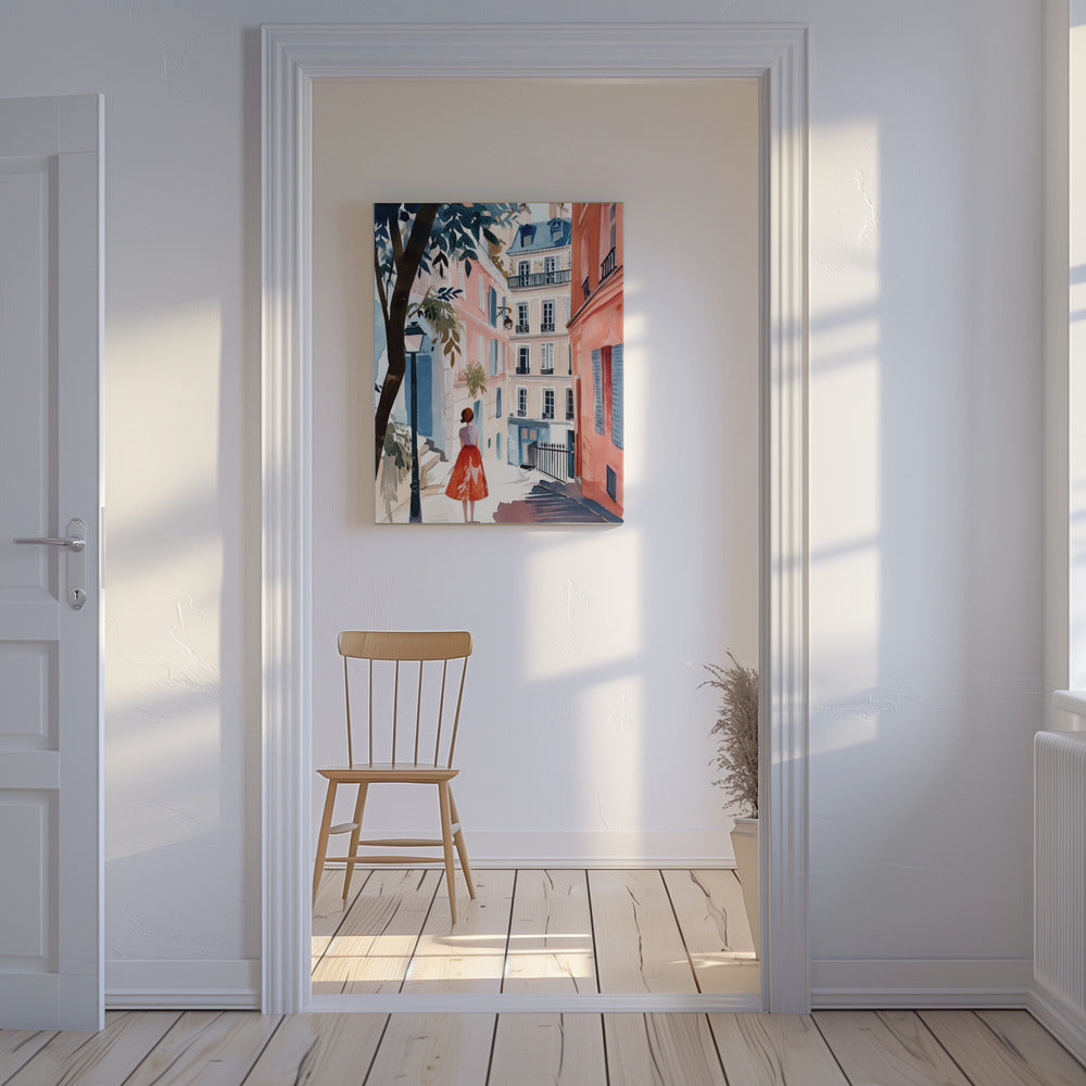 Pariisin vesivärimaalaus (3) | Canvastaulut