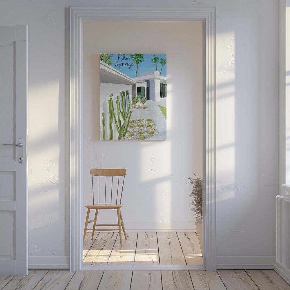 Palm Springs modern arkitektur av konstnären Carla Daly | Canvas