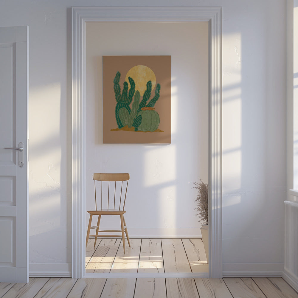 Modern Americana-kaktus | Canvas