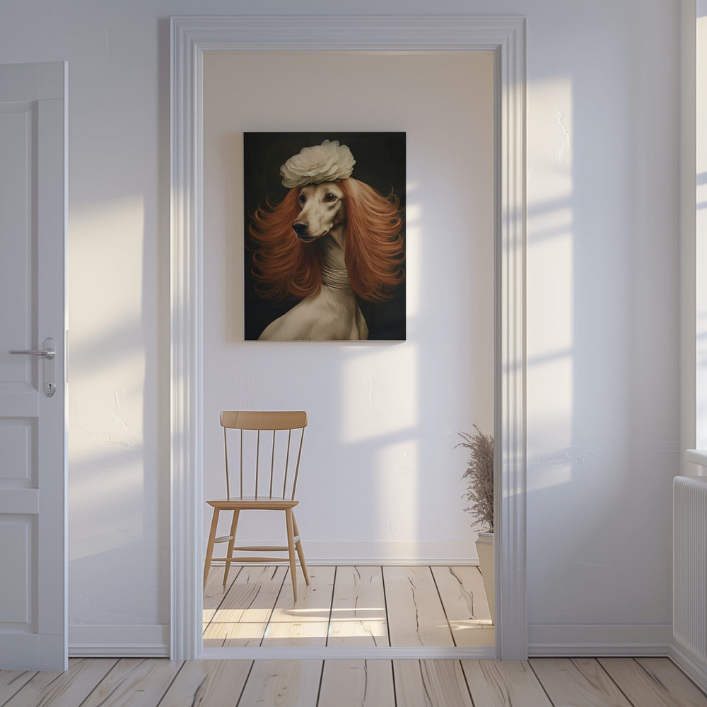 Mensch Hund 0002 2024 Dezember Poster - Kunstdruck Hundefrau 6.jpg | Leinwand-Bilder
