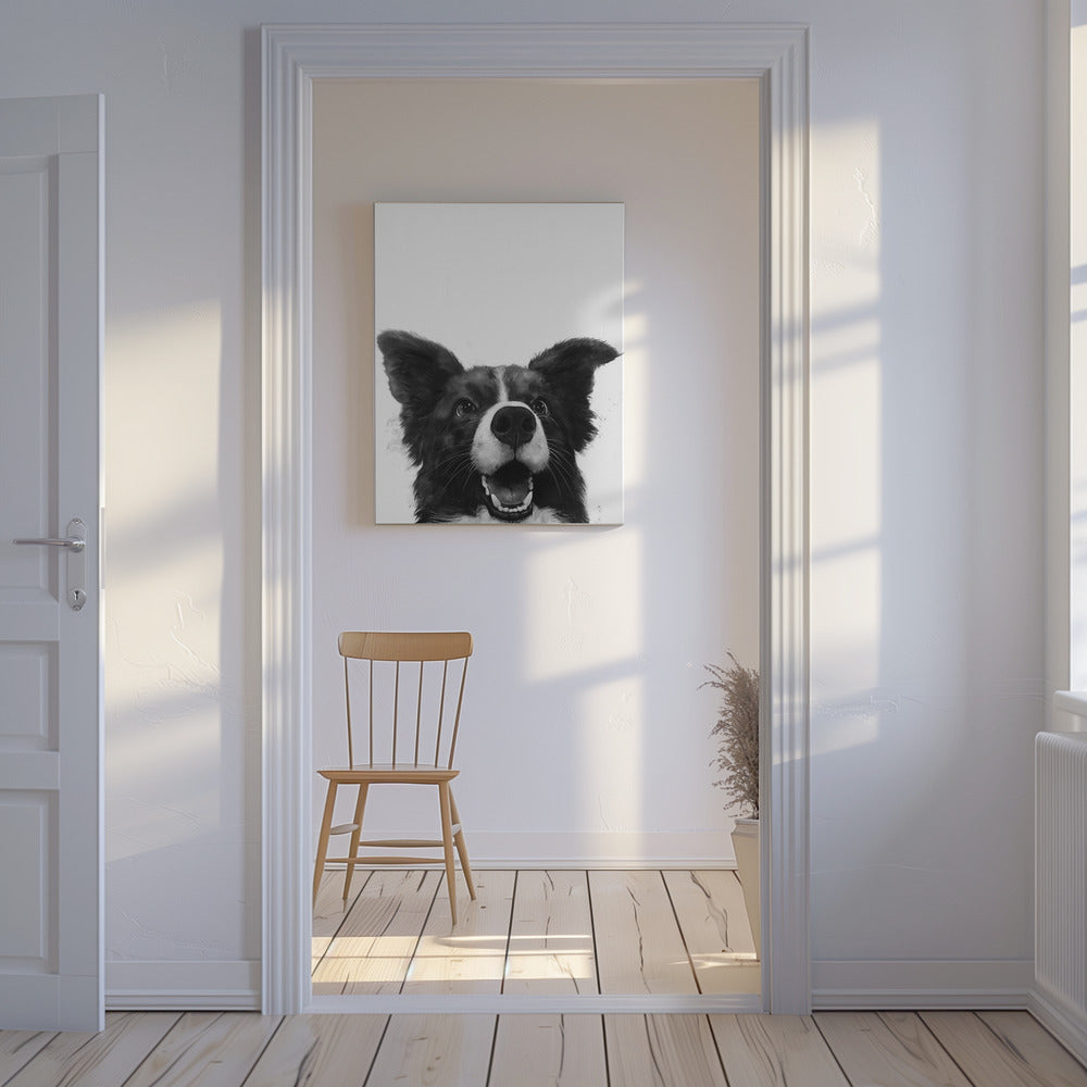 Joyful Canine Gaze | Canvas