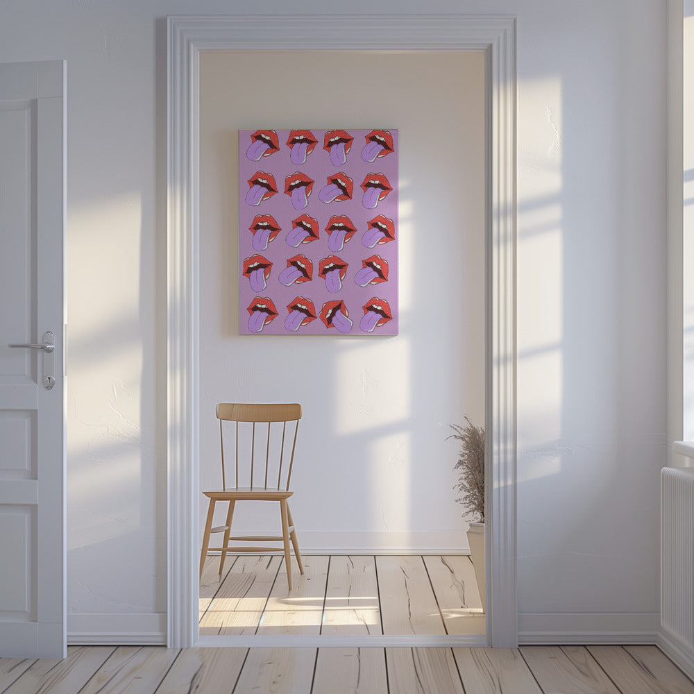Lippenmuster | Leinwand