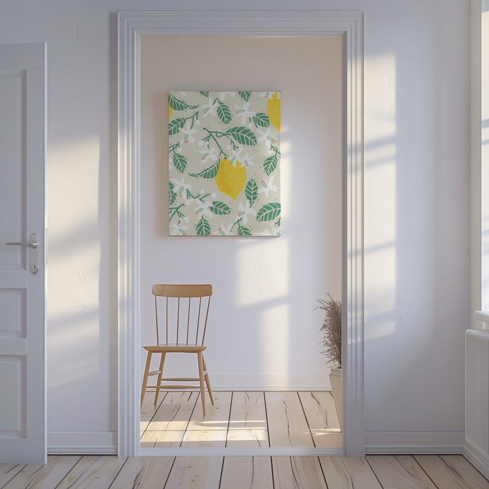 Citronträdblommor | Canvastavla
