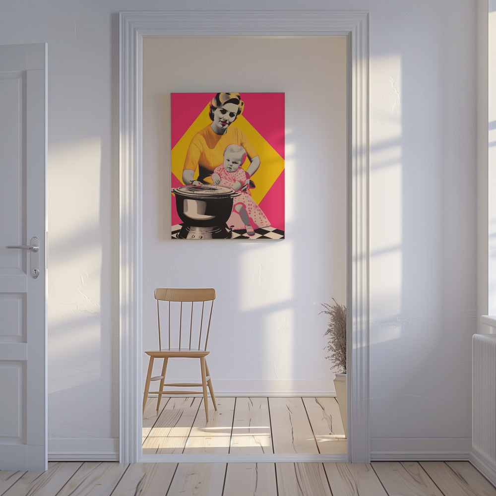 Surrealistisk mamma | Canvastavla