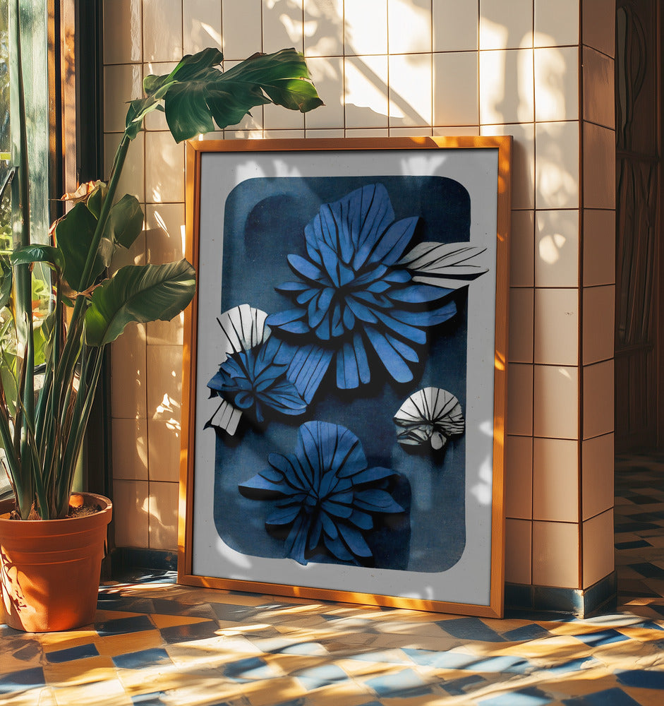 Blue Blossom Depth | Poster