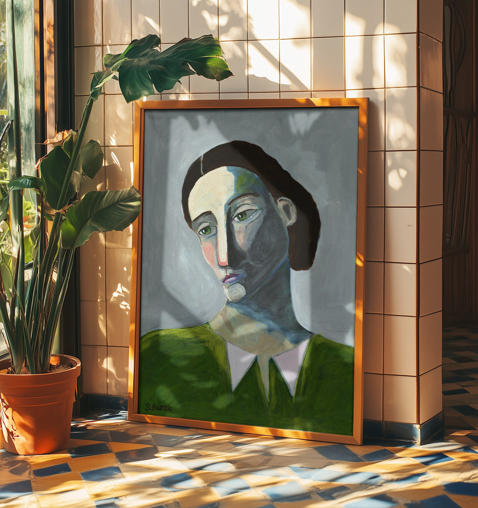 Mujer esperando | Posters - Impresiones de Arte