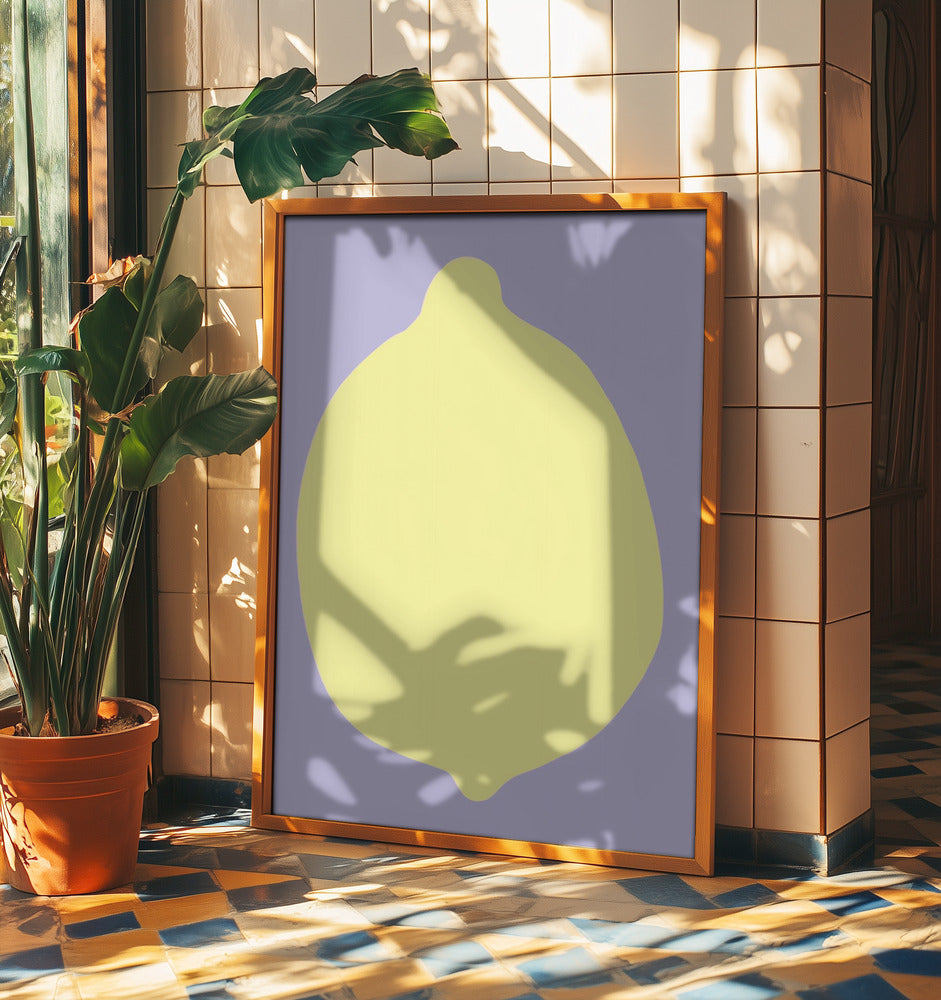 Lemon on Lavender | Poster