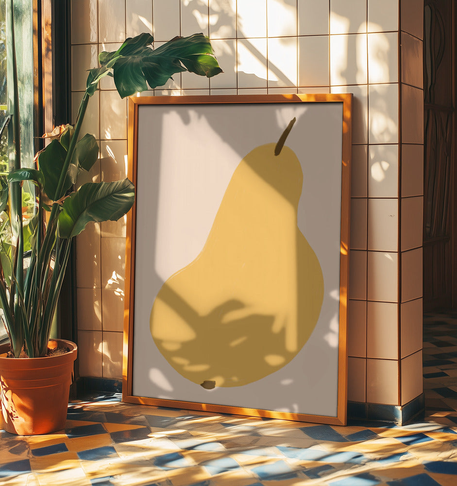 Golden Pear Still | Poster