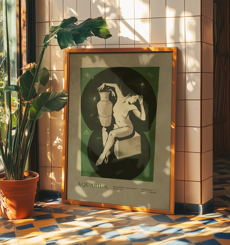 Aquarius print | Poster