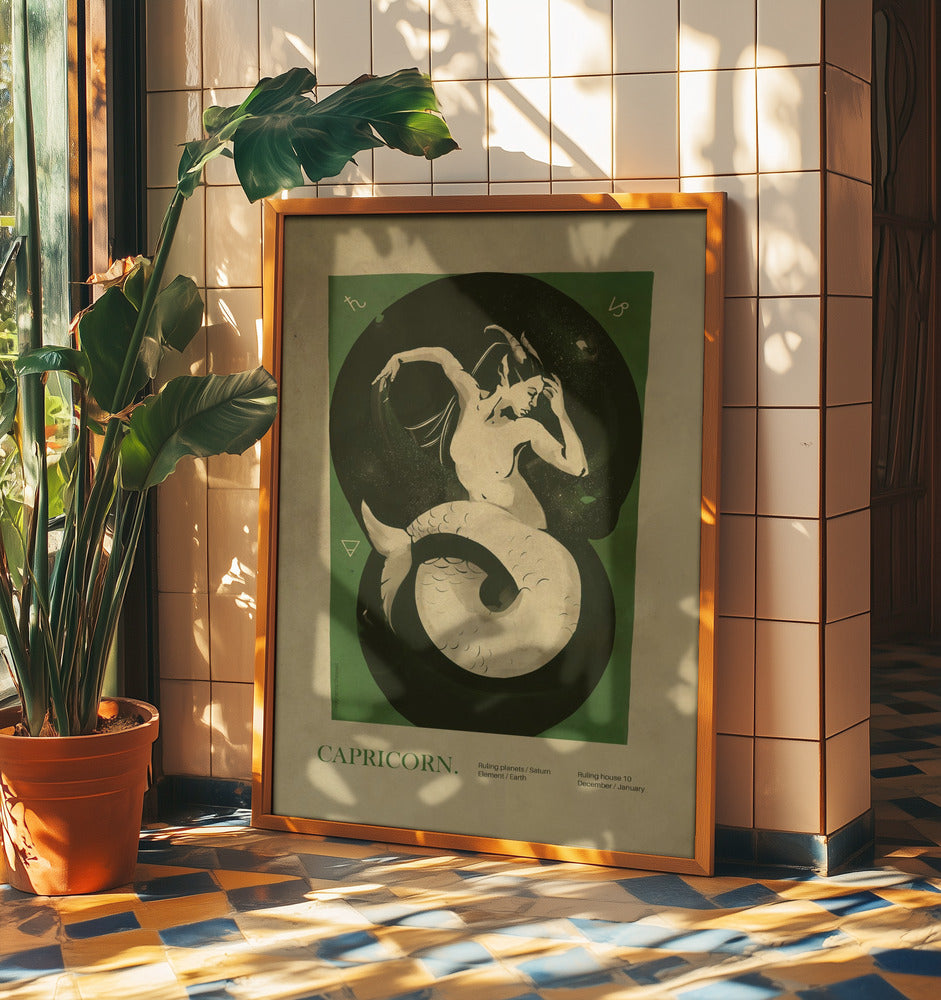 Steinbock-Druck | Poster