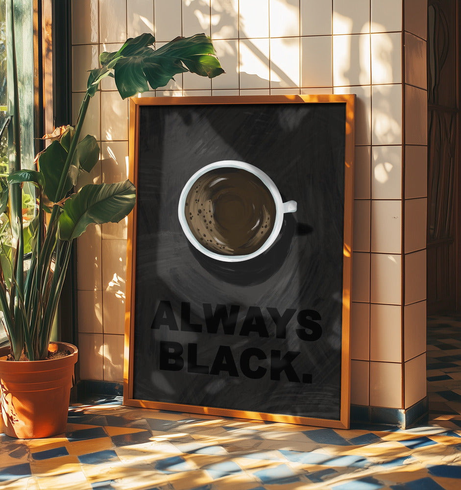 Svart kaffe | Poster