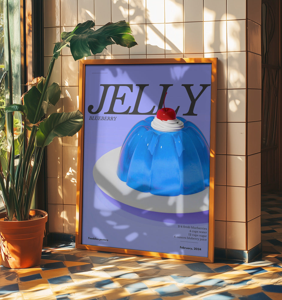 Blå gelé | Poster