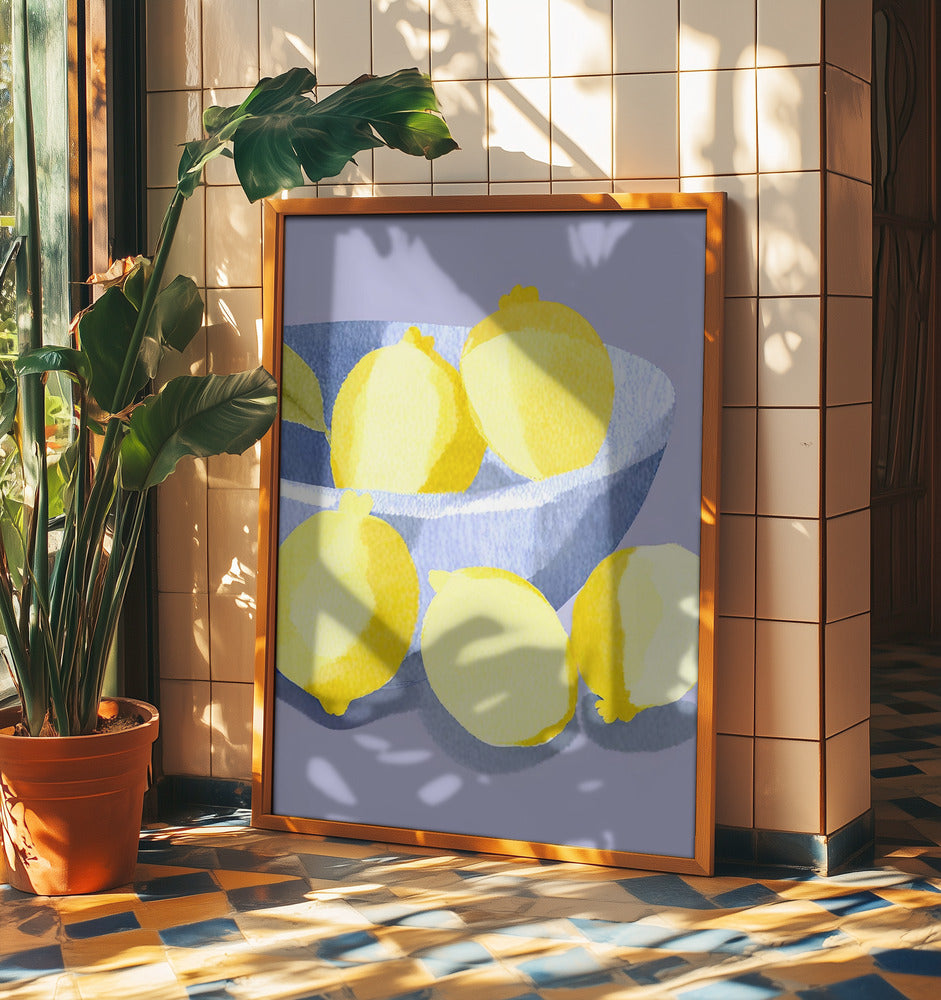Zitronen in Schale | Poster