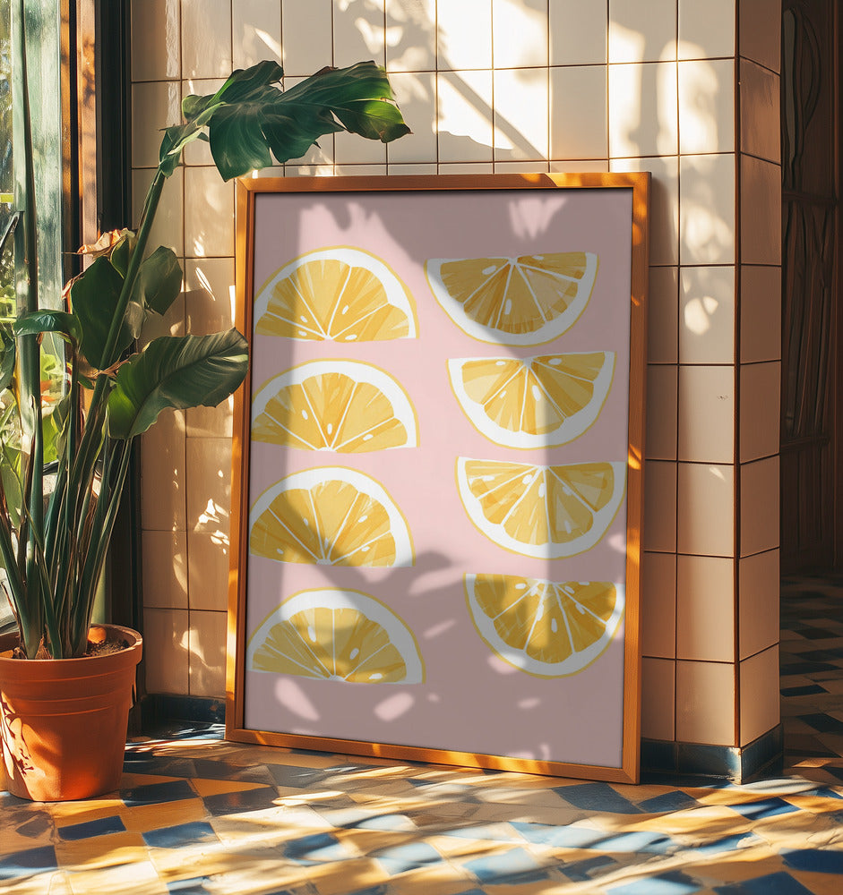 Sliced Lemons | Poster