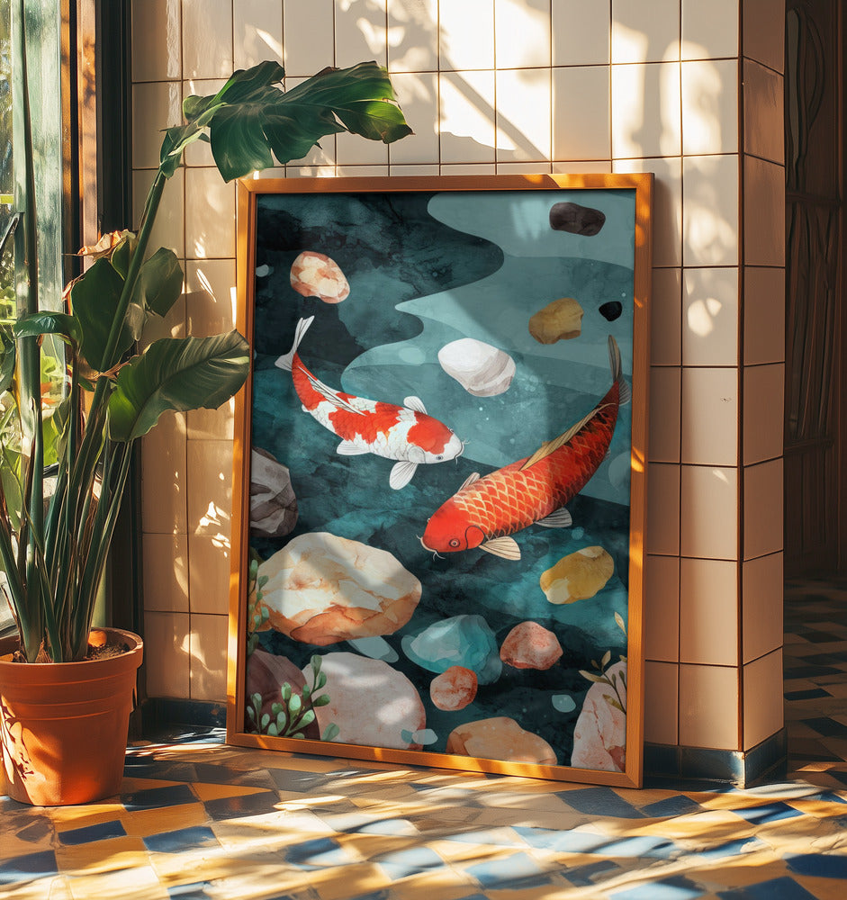 Fish Watercolor Animal Art | Poster