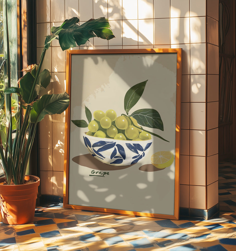 Bowl of Grapes | Poster