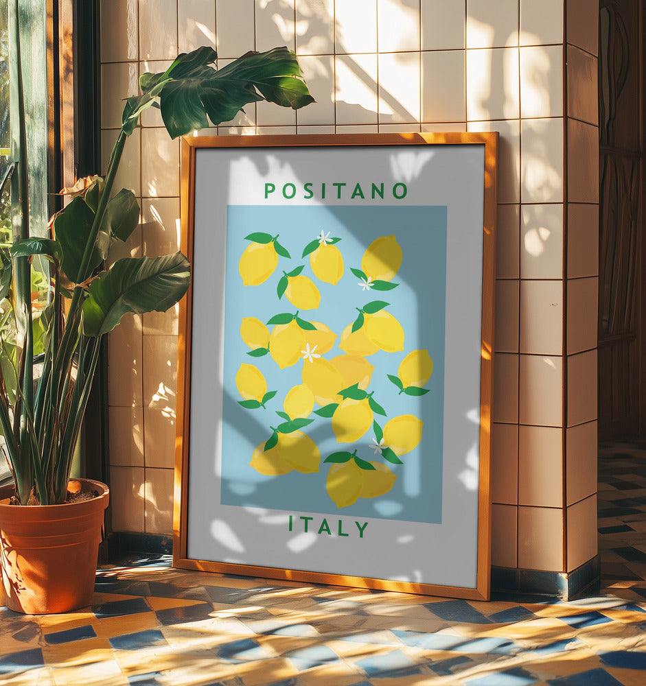 Lemons Flower Market | Poster