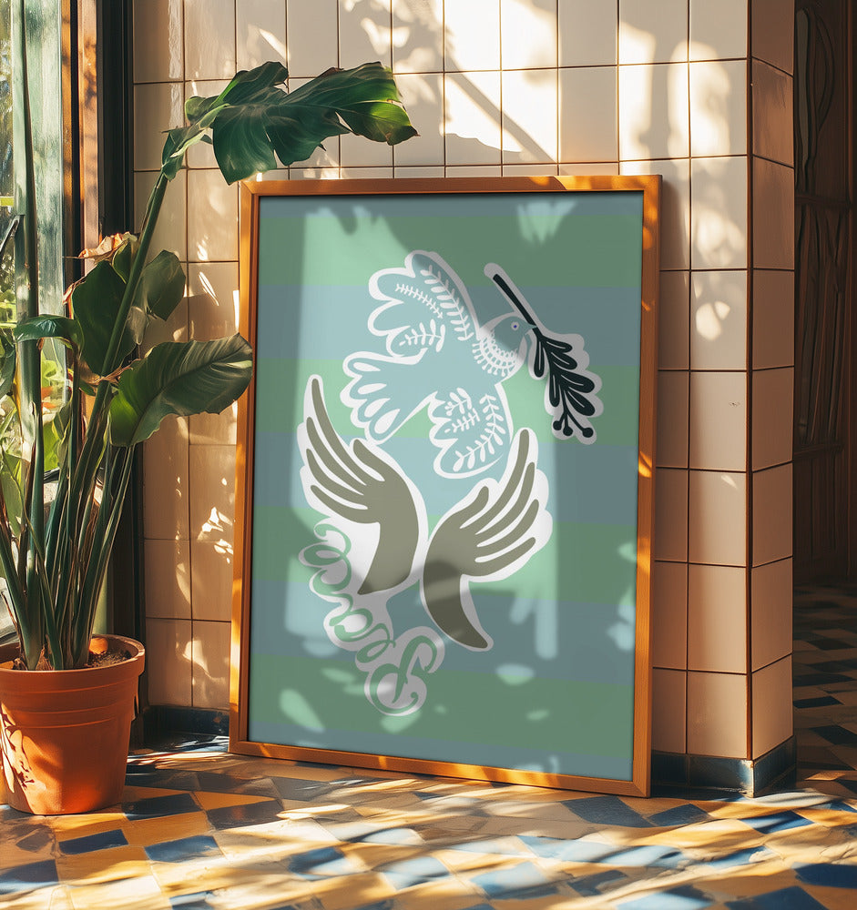 mellow anticipation Dove of peace | Poster