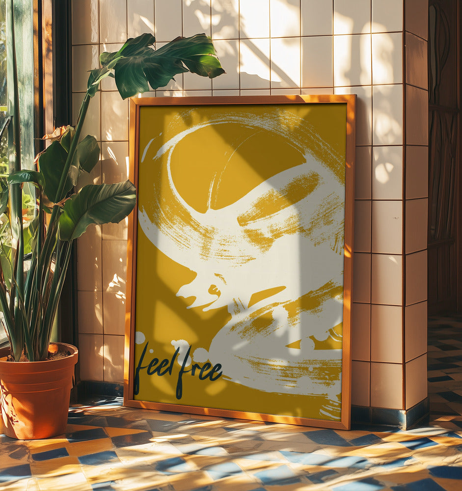 mellow anticipation feel free contemporary | Poster