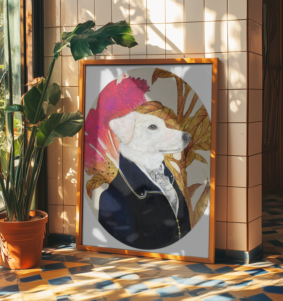 Regal Canine Portrait | Poster