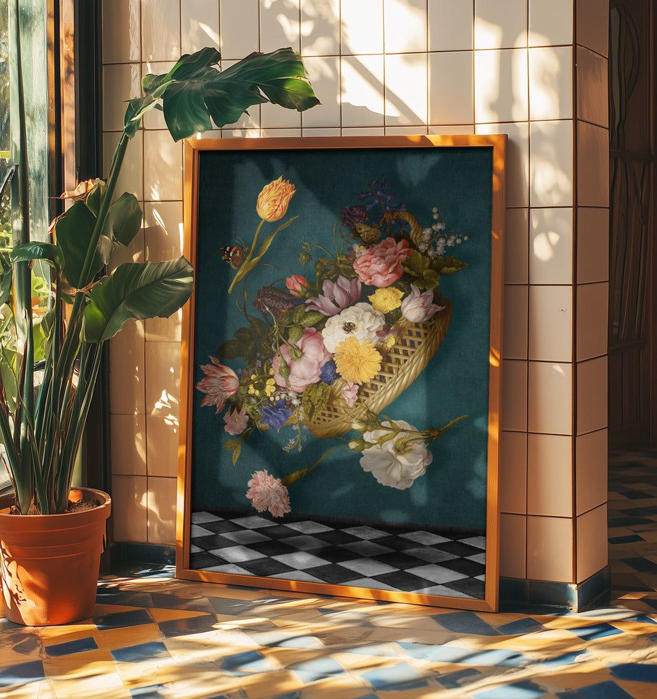 Flytande blomkorg | Poster
