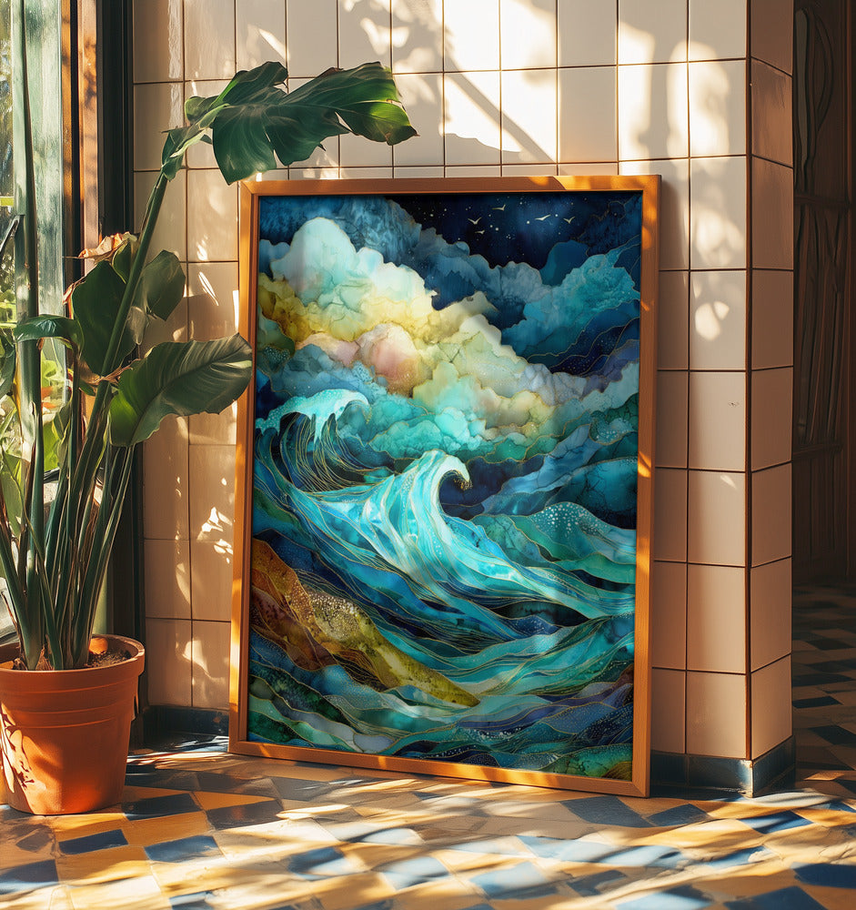 Nautica Sea Art Watercolor (24) | Poster