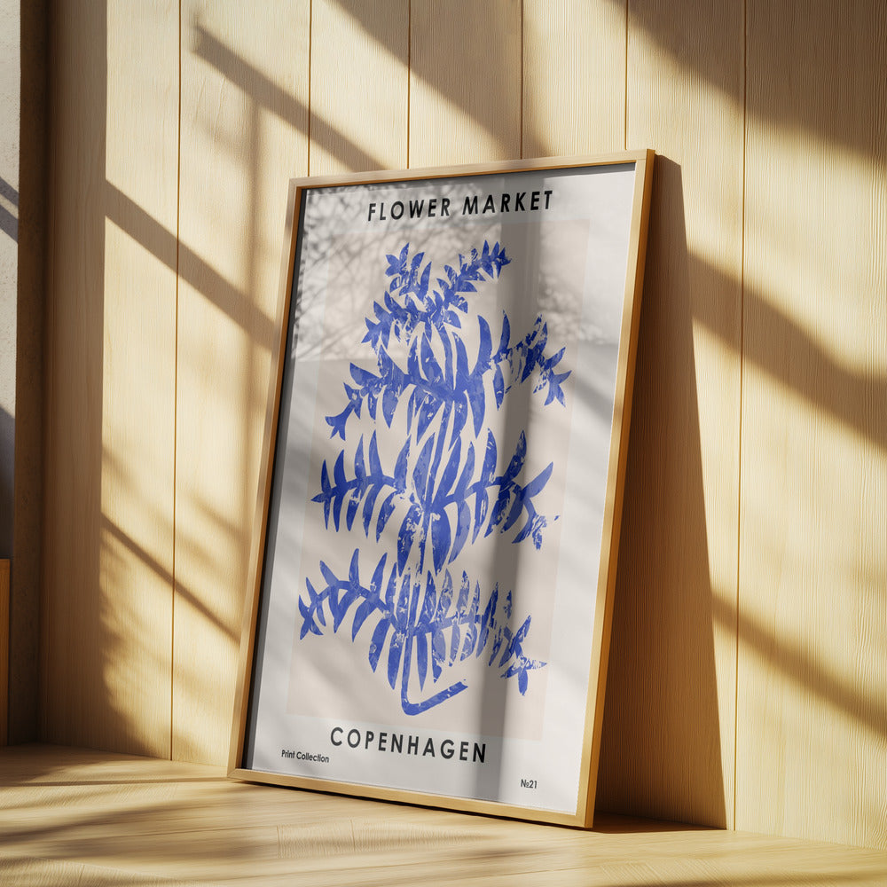 Blumenmarkt. Kopenhagen | Poster - Kunstdruck