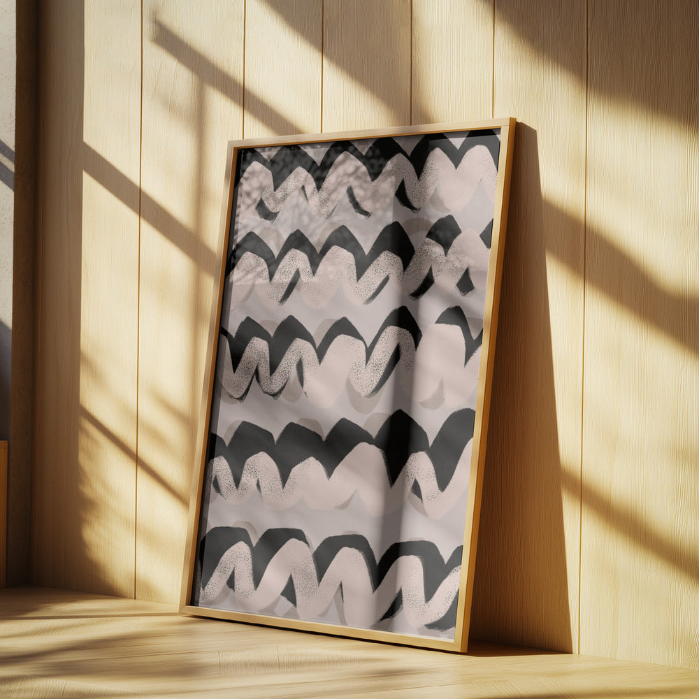 Zickzack-Wandteppich | Poster