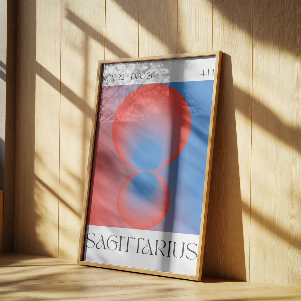 Modern Sagittarius Design | Poster