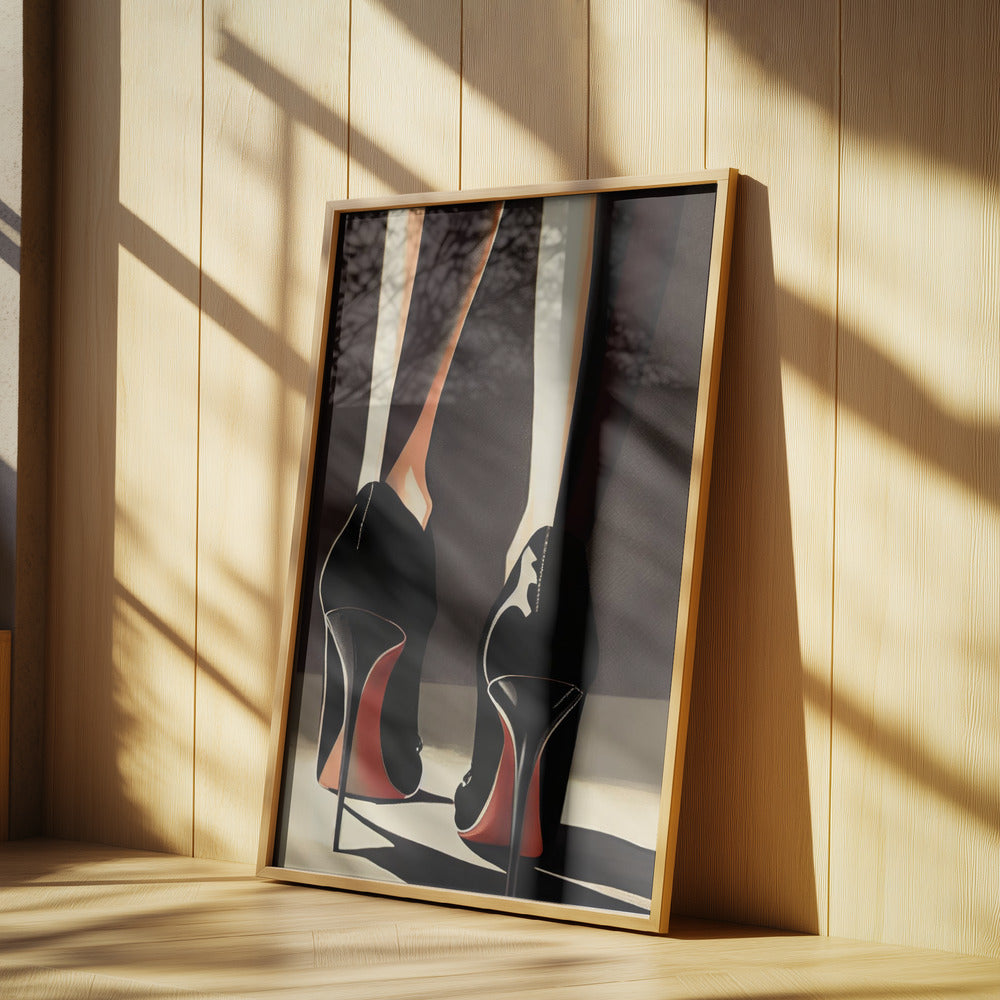 Snygg stiletto-strut | Poster