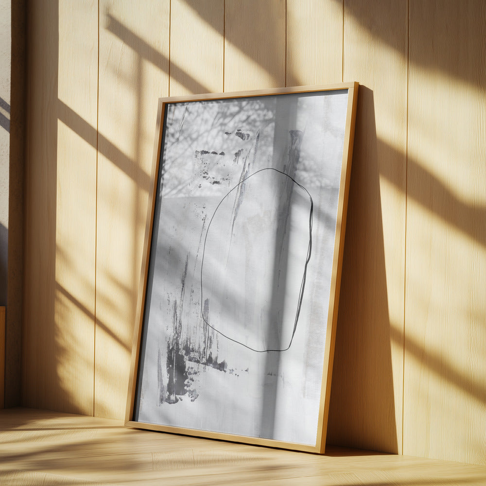 Black Strokes And A Delicate Outline | Poster
