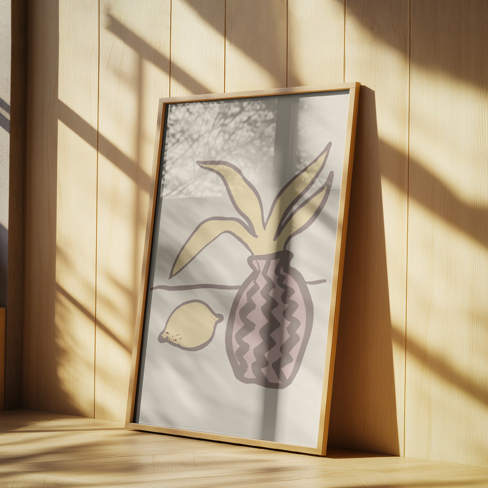Zitrone | Poster - Kunstdruck