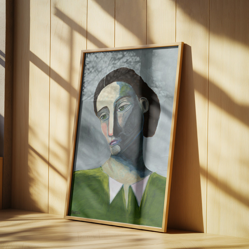 Mujer esperando | Posters - Impresiones de Arte