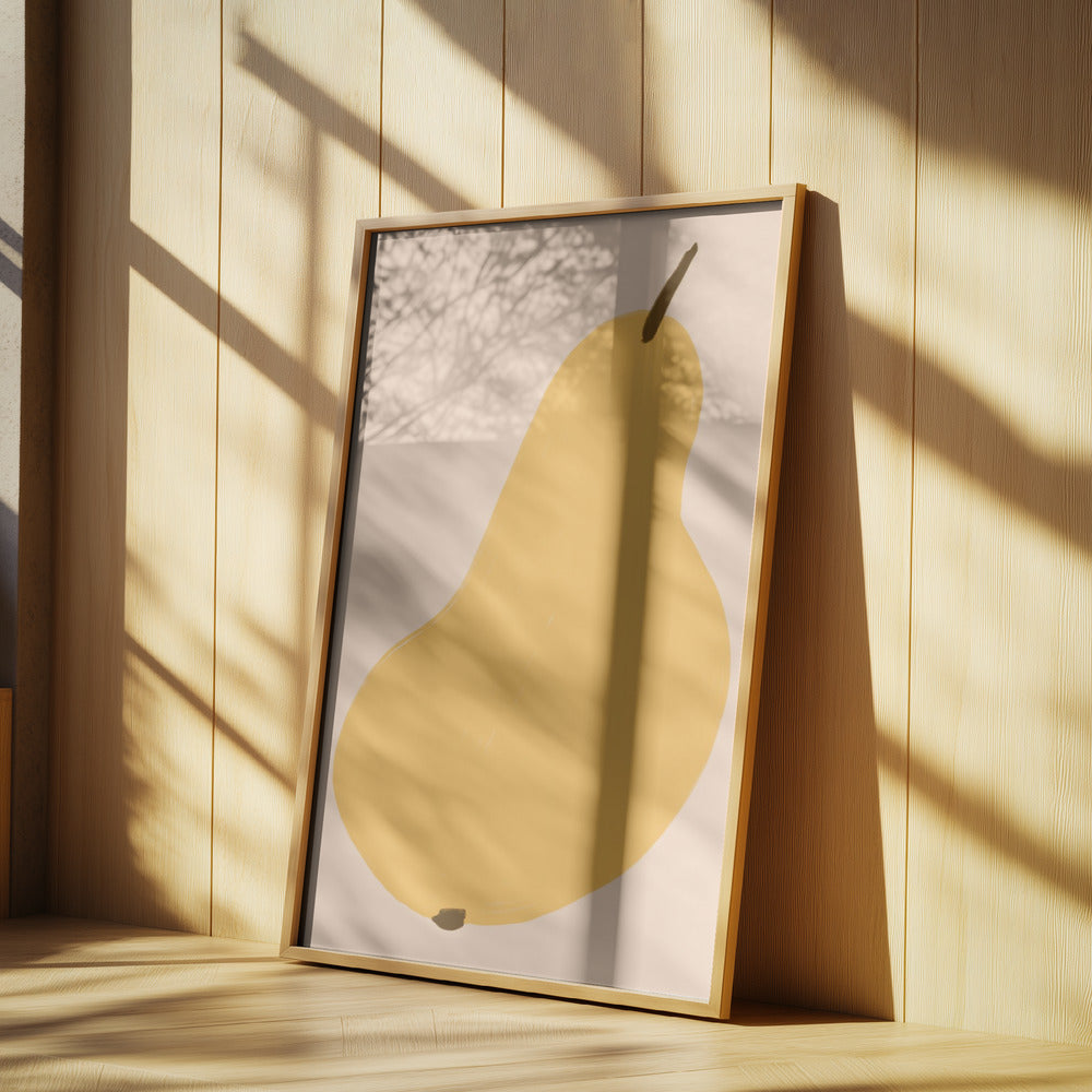 Golden Pear Still | Poster