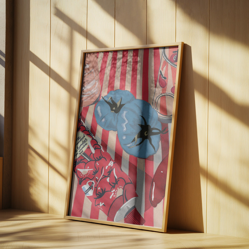 Blå tomater | Poster