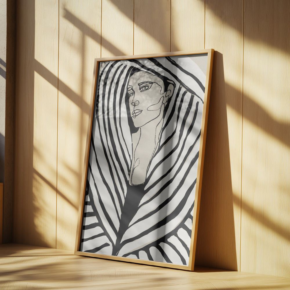 Striped Coat | Poster