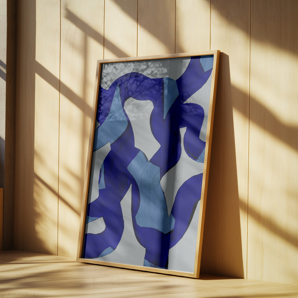 Abstract Brush Strokes 65X | Poster