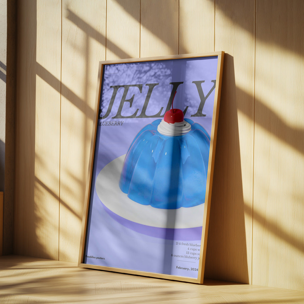 Blå gelé | Poster