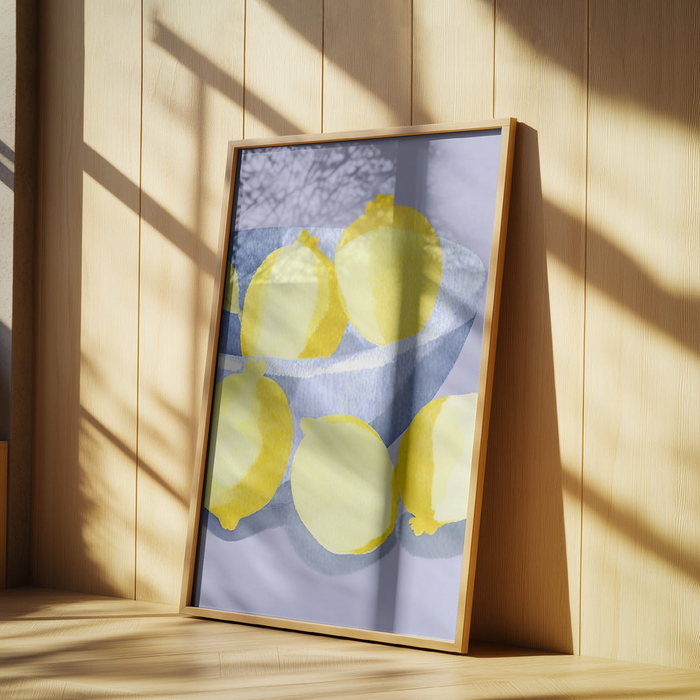 Zitronen in Schale | Poster