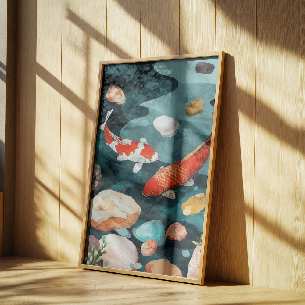 Fish Watercolor Animal Art | Poster