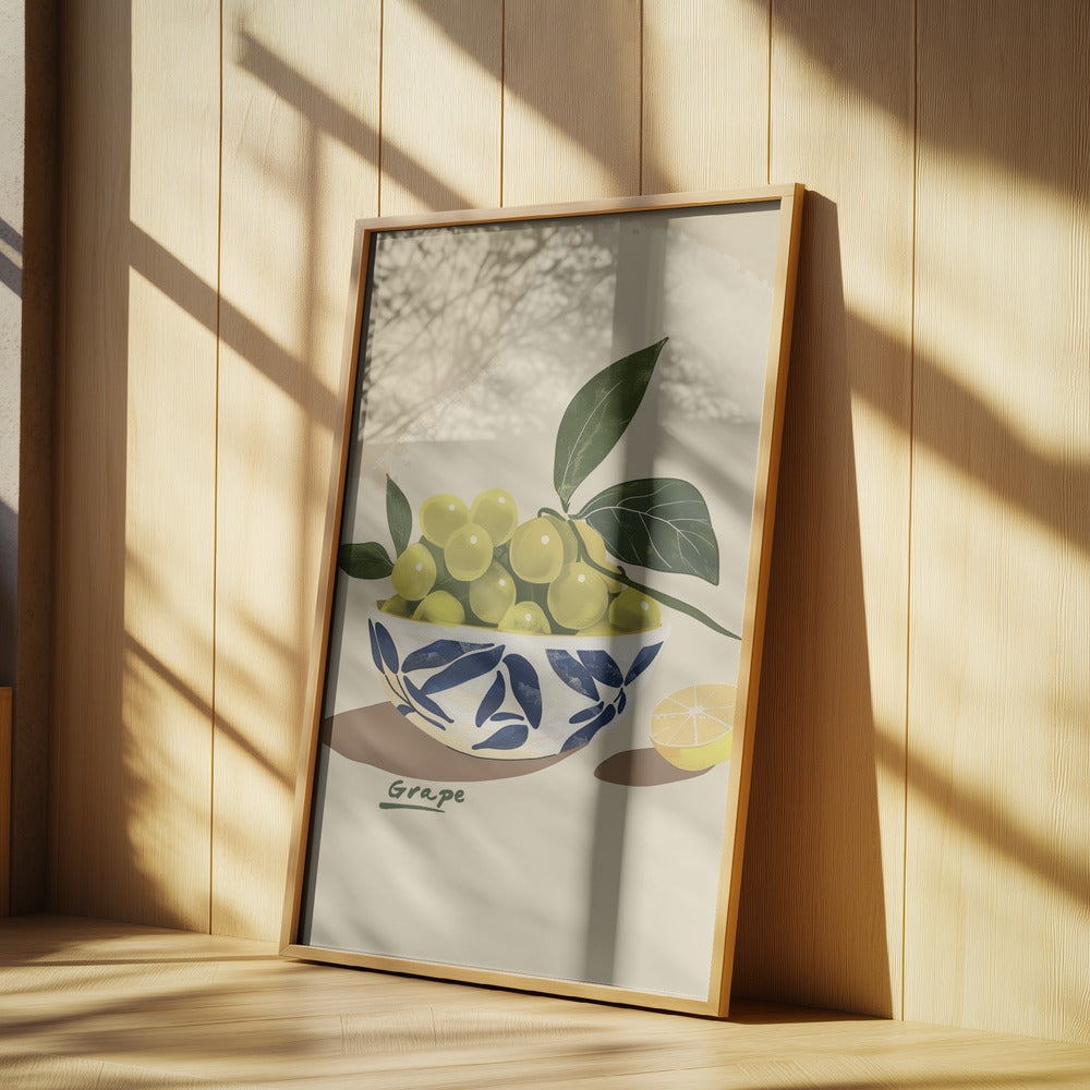 Bowl of Grapes | Poster