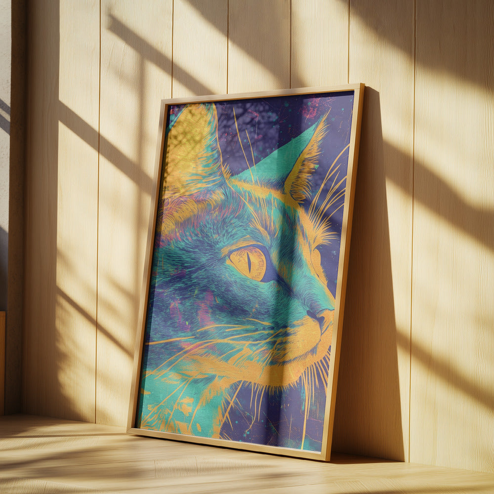 Blå katt | Poster